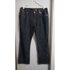 Coogi Australia 22 Straight Dark Wash Logo Denim Jeans